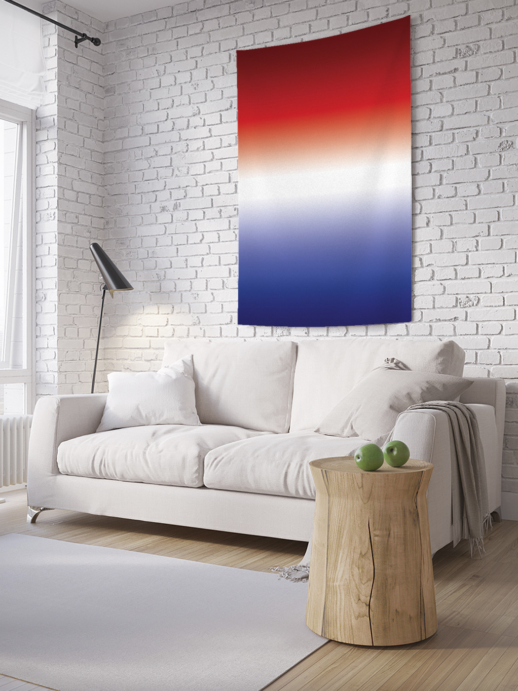 

Вертикальное фотопанно на стену JoyArty Поверхность с градиентом 100x150 см, Поверхность с градиентом