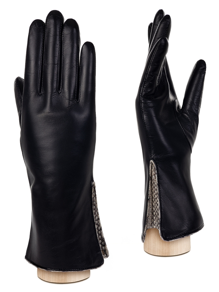 Перчатки женские Eleganzza IS120100sherst черные р 8