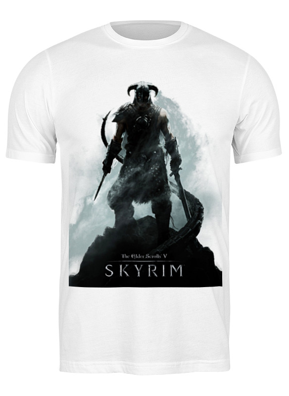 

Футболка мужская Printio The elder scrolls v: skyrim белая 3XL, Белый, The elder scrolls v: skyrim