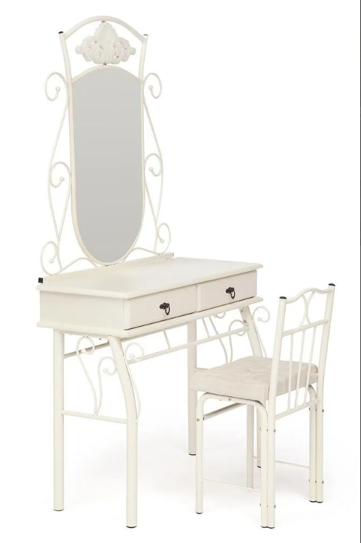 фото Туалетный столик со стулом canzona белый tetchair