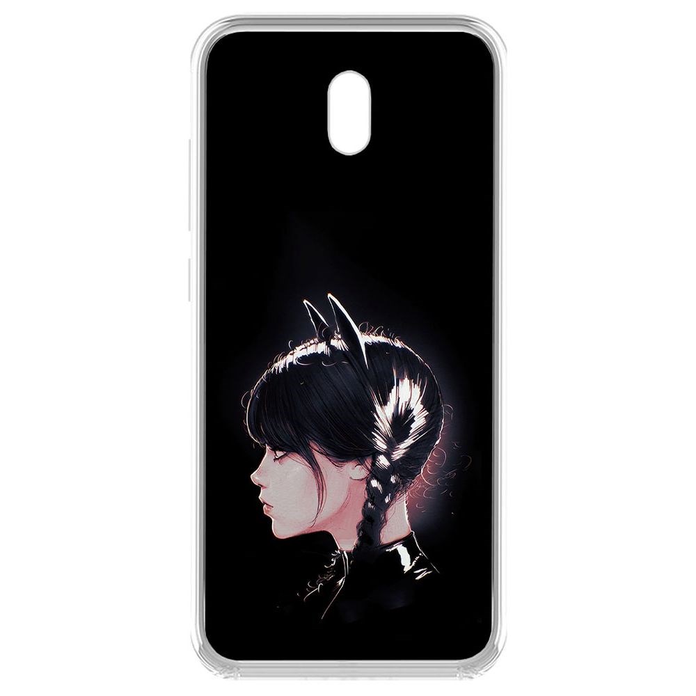 

Чехол-накладка Krutoff Clear Case Уэнсдей Аддамс - Кошка Уэнсдей для Xiaomi Redmi 8A