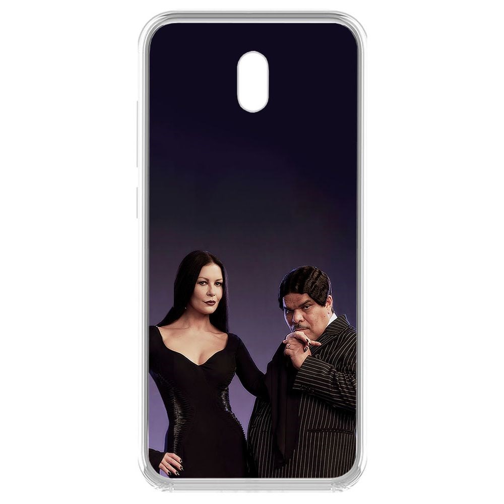 

Чехол-накладка Krutoff Clear Case Уэнсдей Аддамс - Мортиша и Гомес для Xiaomi Redmi 8A