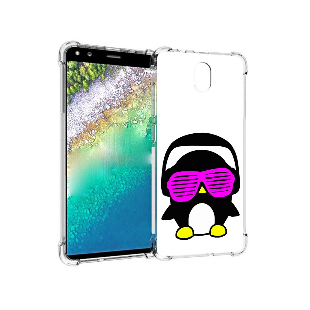 

Чехол MyPads Tocco для Nokia C01 Plus пингвин (PT161800.114.541), Прозрачный, Tocco