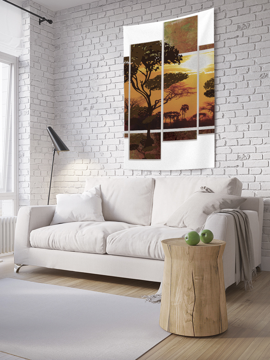 

Вертикальное фотопанно на стену JoyArty Дикий пазл 100x150 см, Дикий пазл