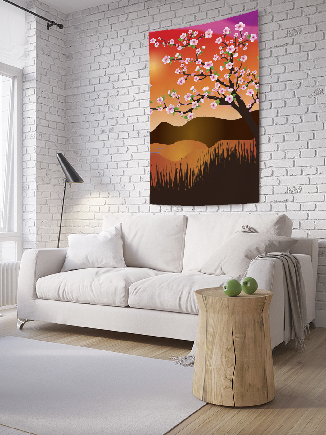 

Вертикальное фотопанно на стену JoyArty Пустыня расцветает 100x150 см, Пустыня расцветает