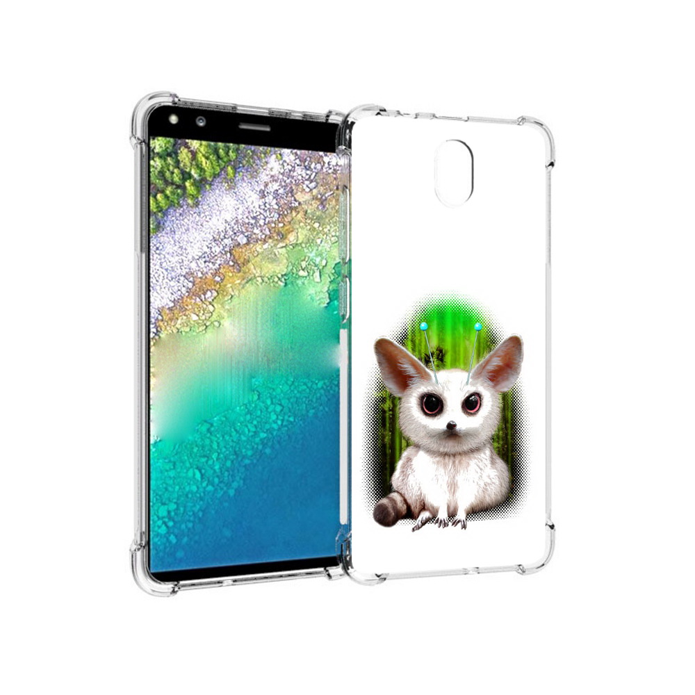 

Чехол MyPads Tocco для Nokia C01 Plus пушистое животное (PT161800.114.560), Прозрачный, Tocco