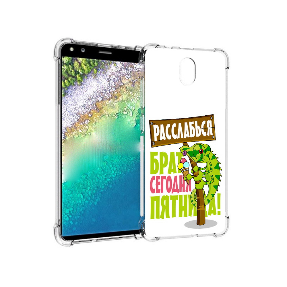 

Чехол MyPads Tocco для Nokia C01 Plus пятница (PT161800.114.562), Прозрачный, Tocco