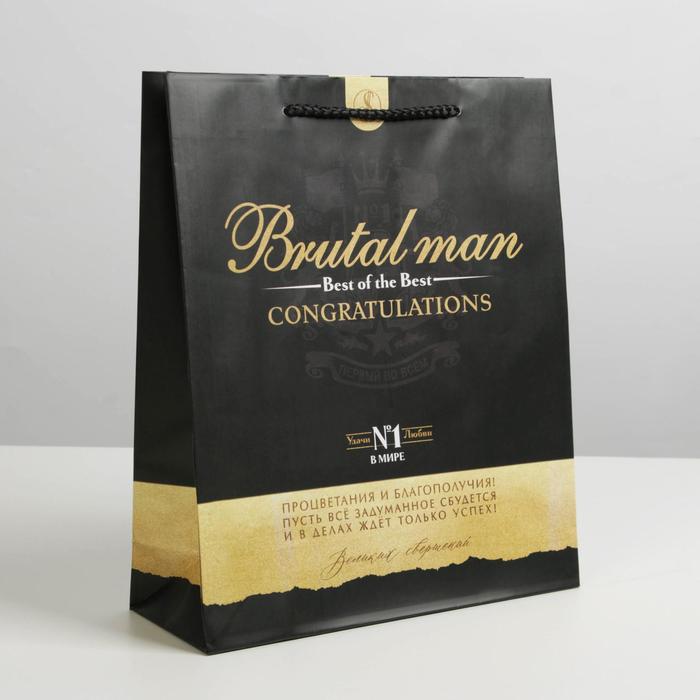 

Пакет ламинированный «Best of the best», ML 21 х 25 х 8 см, Разноцветный
