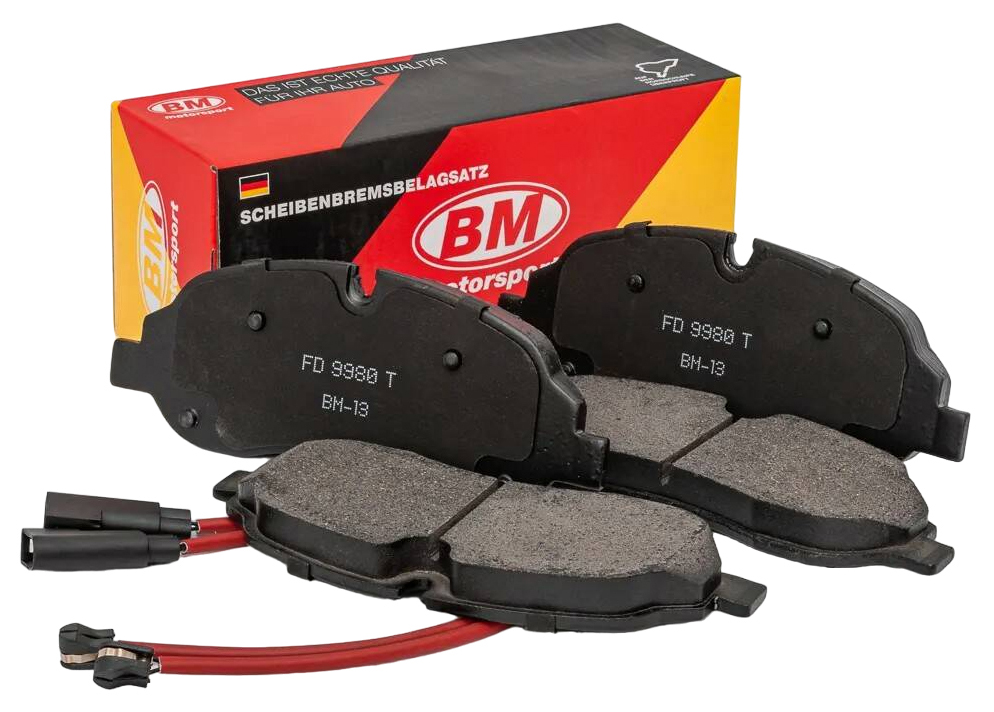 Тормозные колодки BM-Motorsport передние дисковые правые/левые, усиленные FD9980T
