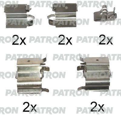 

PATRON PSRK1076 Комплект монтажный тормозных колодок дисковых MAZDA:323 F VI (BJ) 09.98-05