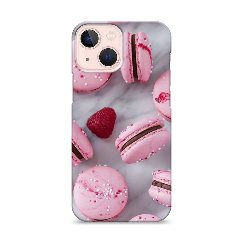 

Пластиковый чехол "Макарони с малиной" на Apple iPhone 13 mini, 14120-7
