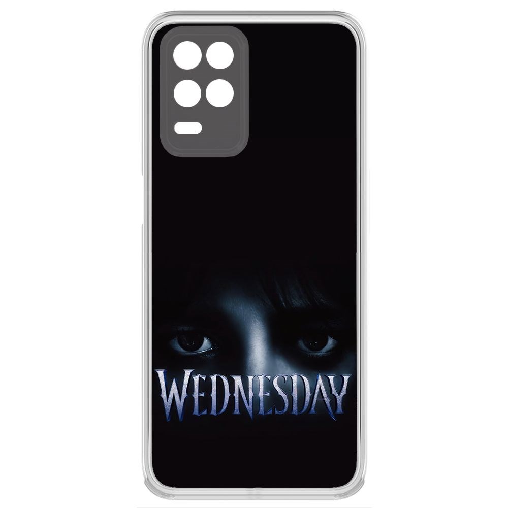 

Чехол-накладка Krutoff Clear Case Уэнсдей Аддамс - Логотип для Realme 8 5G