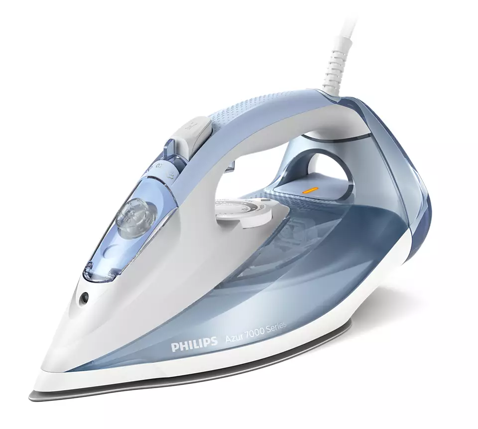 Утюг Philips DST7011/20 голубой парогенератор philips perfectcare compact plus gc7933 30