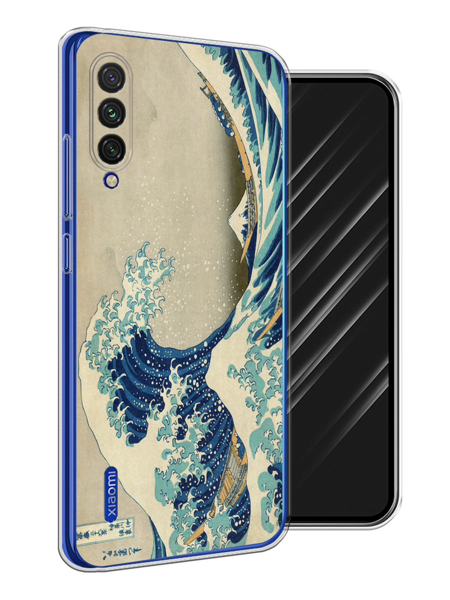 

Чехол Awog на Xiaomi Mi CC9E/Mi A3 "Большая волна в Канагаве", Разноцветный, 35950-9