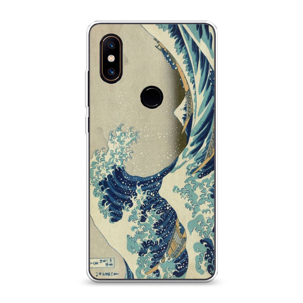 

Чехол Awog на Xiaomi Mi Mix 2S "Большая волна в Канагаве", Разноцветный, 33450-9