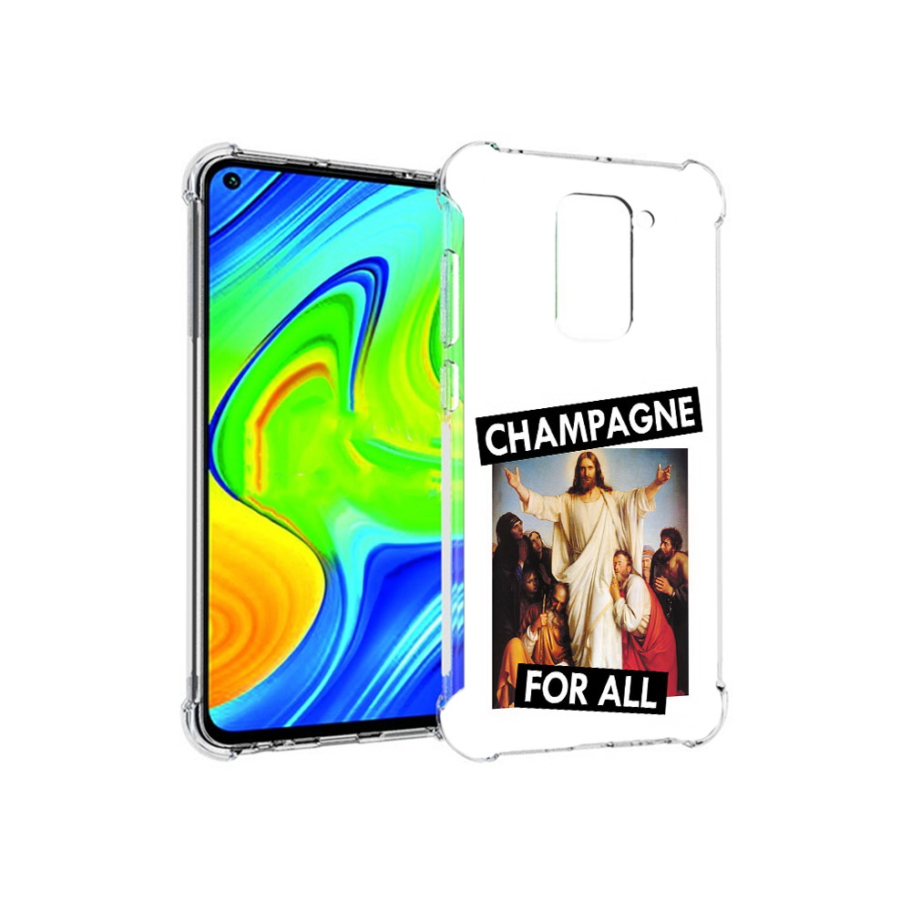 Чехол MyPads Tocco для Xiaomi Redmi Note 9 шампанское (PT150805.258.697)
