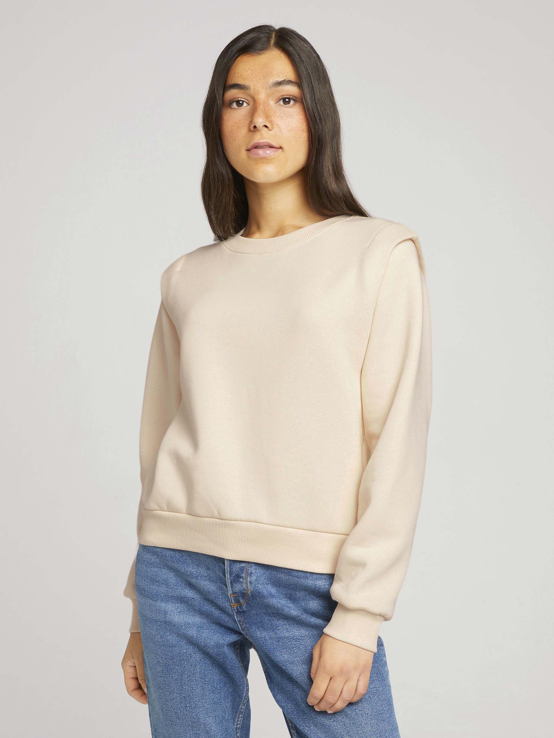 

Свитшот женский TOM TAILOR 1027273 белый XL, 1027273