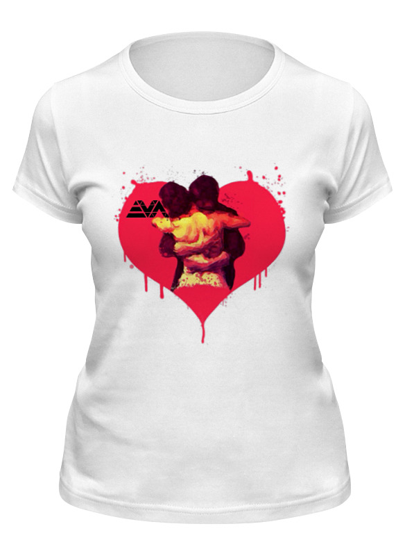 

Футболка женская Printio Love you черная 2XL, Черный, Love you