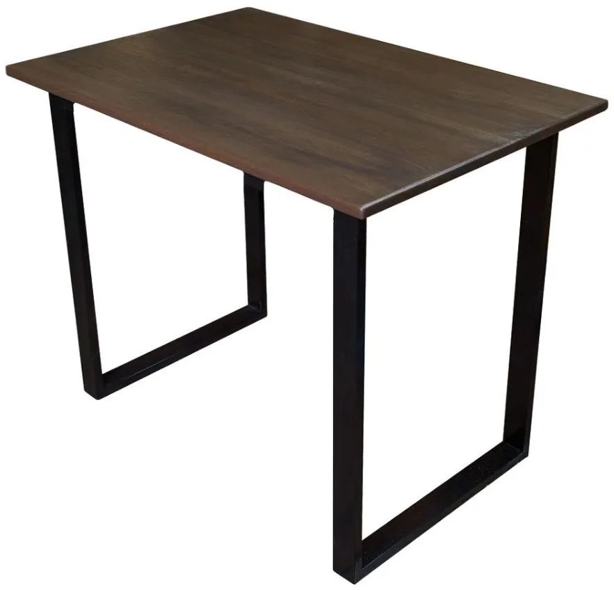 Стол обеденный Solarius Loft из массива дуба, лакированнный, 110x60 см, цвет венге