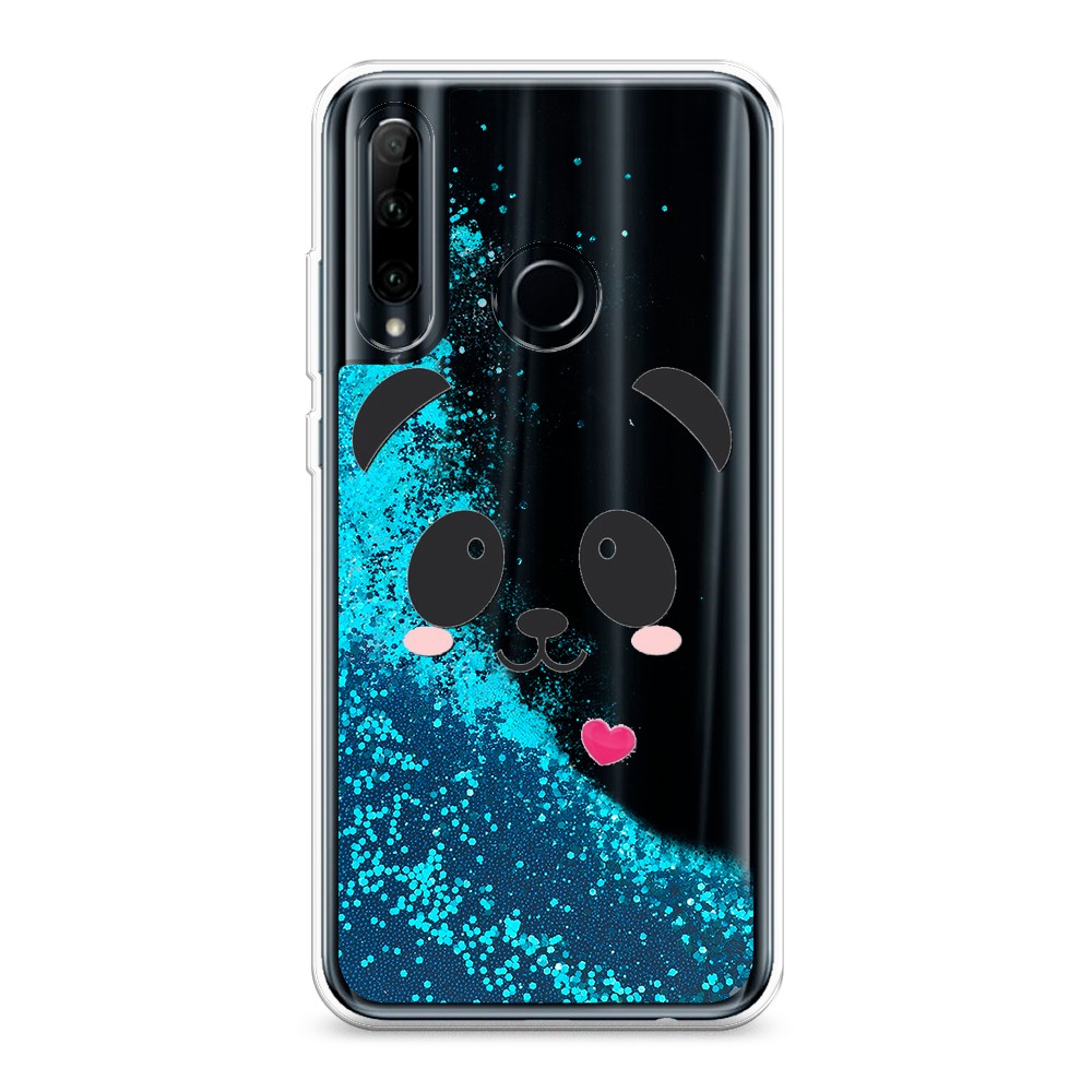 

Чехол Awog на Honor 10i "Влюбленный панда контур", Разноцветный, 68893-1