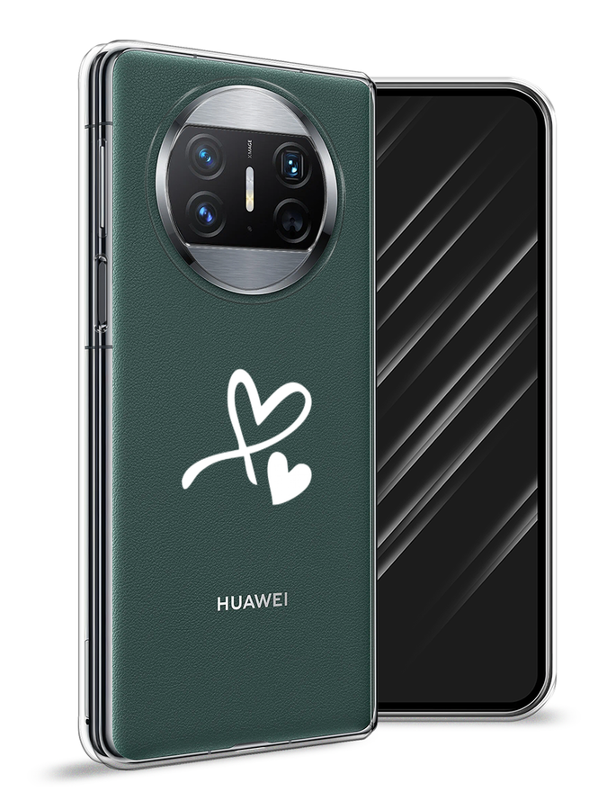 

Чехол Awog на Huawei Mate X3 "Сердечко минимализм", Белый, 6122450-1