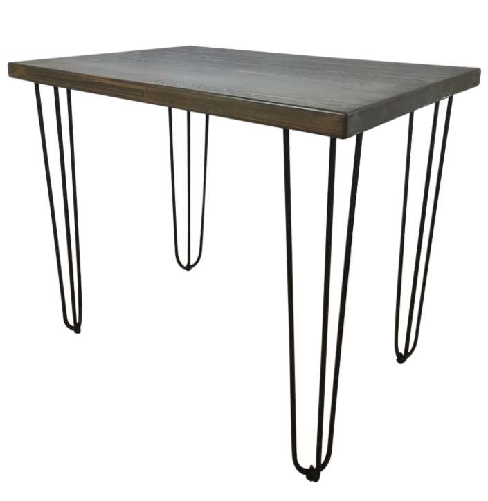 

Стол обеденный Solarius Loft из массива сосны, на шпильках, лакированный, 120х80 см, венге, Loft