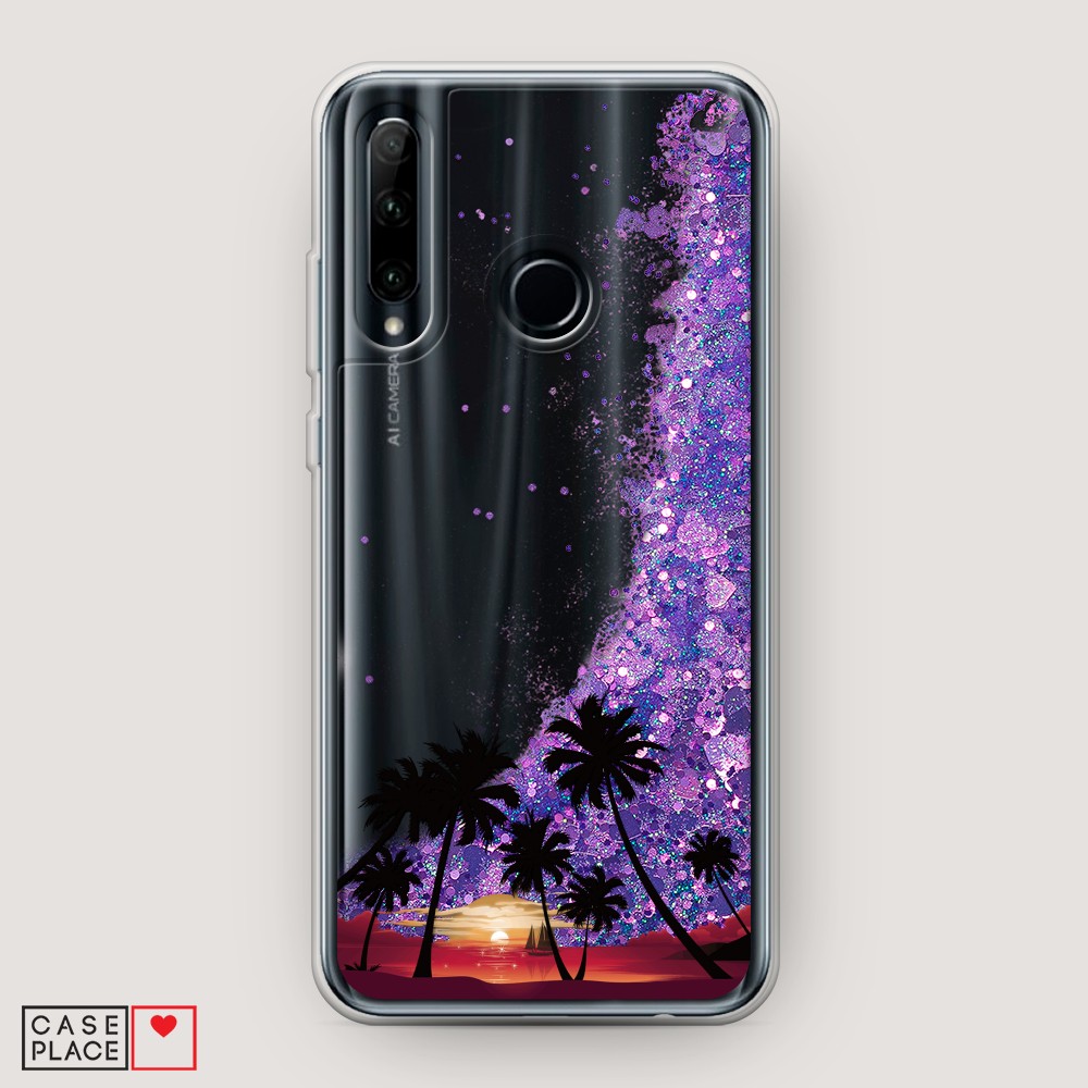

Чехол Awog на Honor 10i "Закат и пальмы", Разноцветный, 68892-1