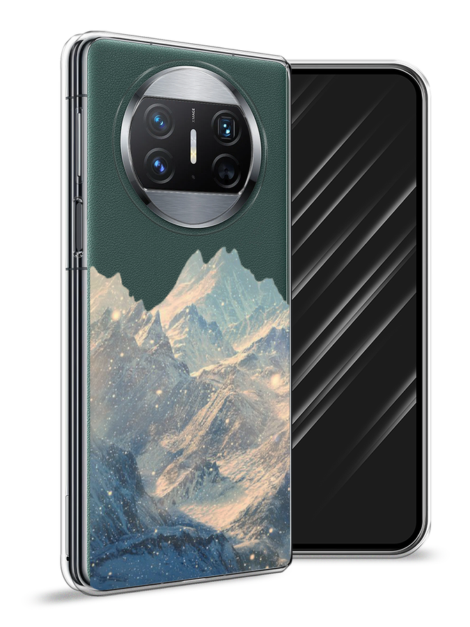 

Чехол Awog на Huawei Mate X3 "Горы арт 2", Серый, 6122450-1