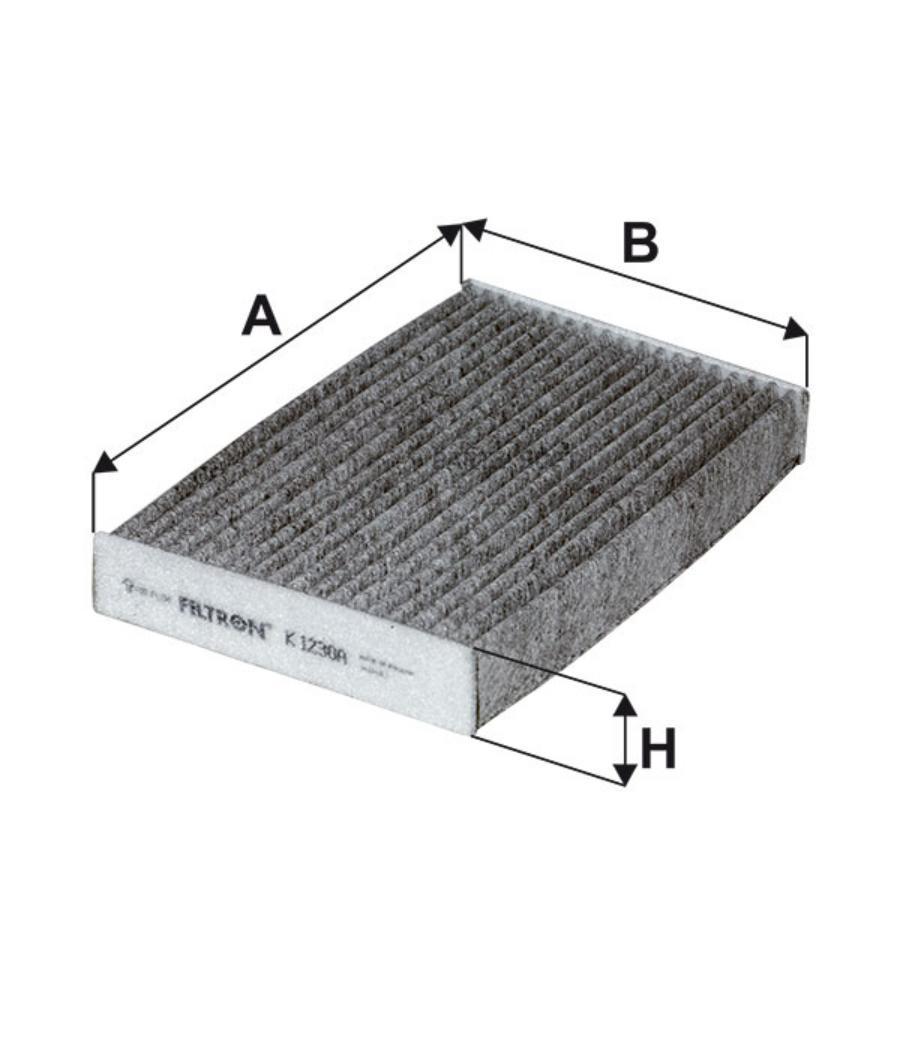 

Фильтр Салонный Угольный K1230a Filtron арт. K1230A