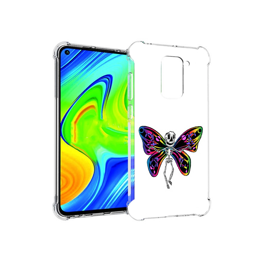 Чехол MyPads Tocco для Xiaomi Redmi Note 9 эффект бабочки (PT150805.258.701)