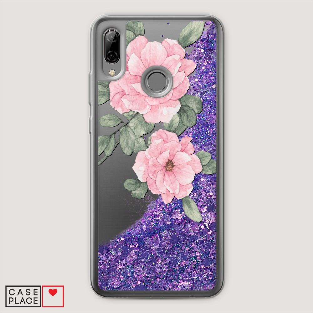 

Чехол Awog на Huawei P Smart 2019/Honor 10 Lite "Акварельные розовые цветы", Разноцветный, 67592-1
