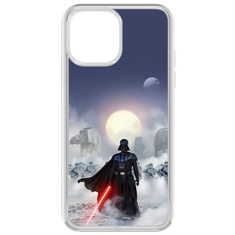 

Чехол-накладка Krutoff Clear Case Звездные Войны. Дарт Вейдер для iPhone 13 Pro Max, Прозрачный
