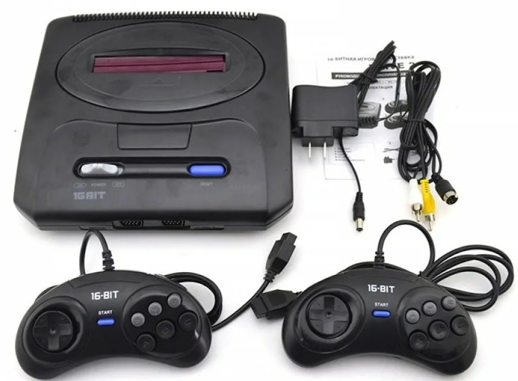 

Игровая приставка 16bit NoBrand Super Drive 2, 38 игр, Черный