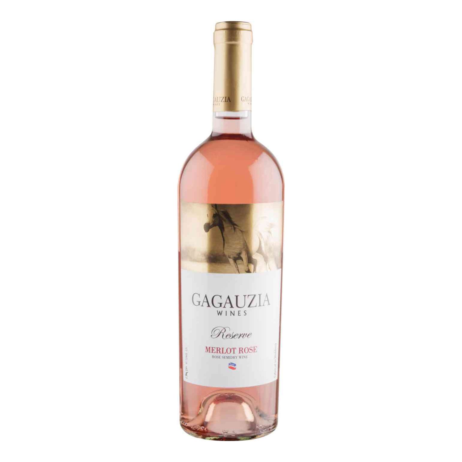 

Вино Gagauzia Reserve Merlot Rose розовое полусухое 750 мл Молдова
