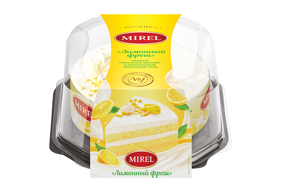 

Торт Mirel Лимонный Фреш 600 г