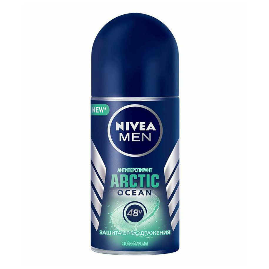 Антиперспирант шариковый для тела Nivea Men Arctic Ocean мужской 50 мл