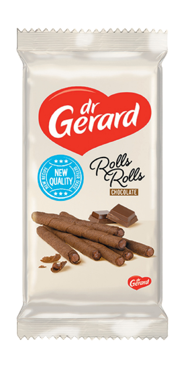 Из Польши: Трубочки вафельные Dr. Gerard с какао и шоколадным кремом, 144 г