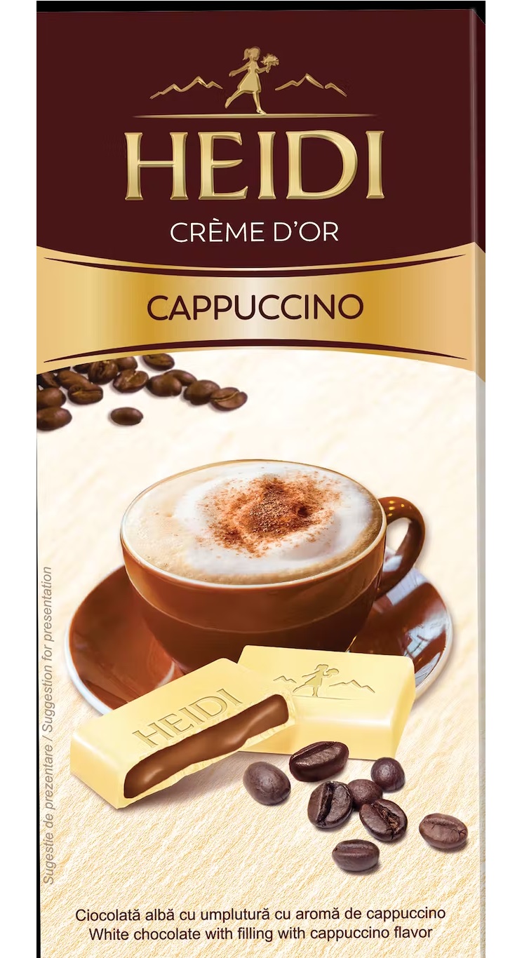

Шоколад Heidi Creamy со вкусом капучино, 90 г