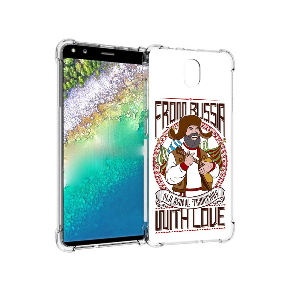 

Чехол MyPads Tocco для Nokia C01 Plus русский мужчина (PT161800.114.590), Прозрачный, Tocco