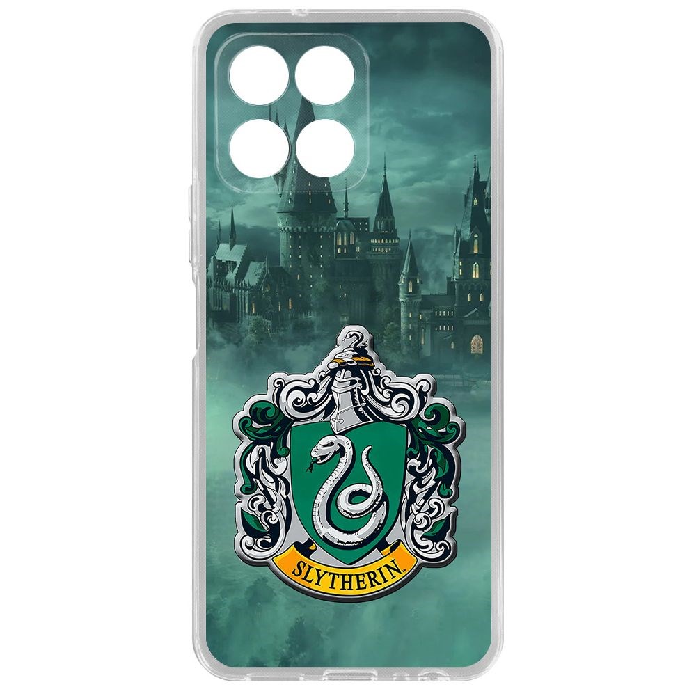 

Чехол-накладка Krutoff Clear Case Гарри Поттер. Слизерин для Honor X6, Прозрачный