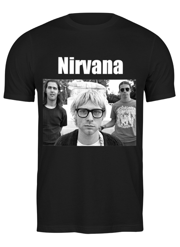 

Футболка мужская Printio Nirvana черная 3XL, Черный, Nirvana