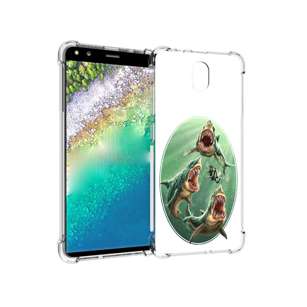 

Чехол MyPads Tocco для Nokia C01 Plus синяя бездна (PT161800.114.600), Прозрачный, Tocco