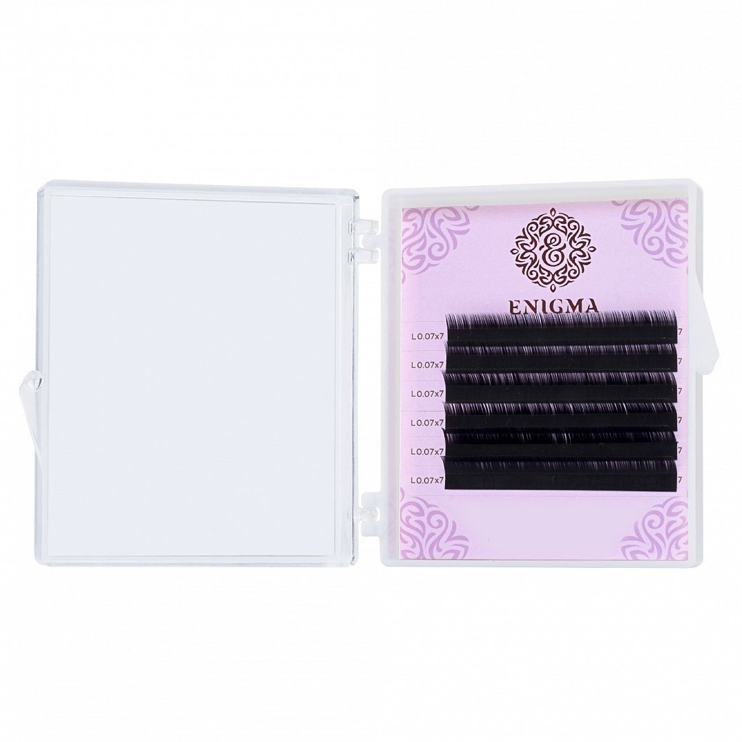

Ресницы Enigma MINI, C, 0.10, 4 mm, 6 линий, Черный
