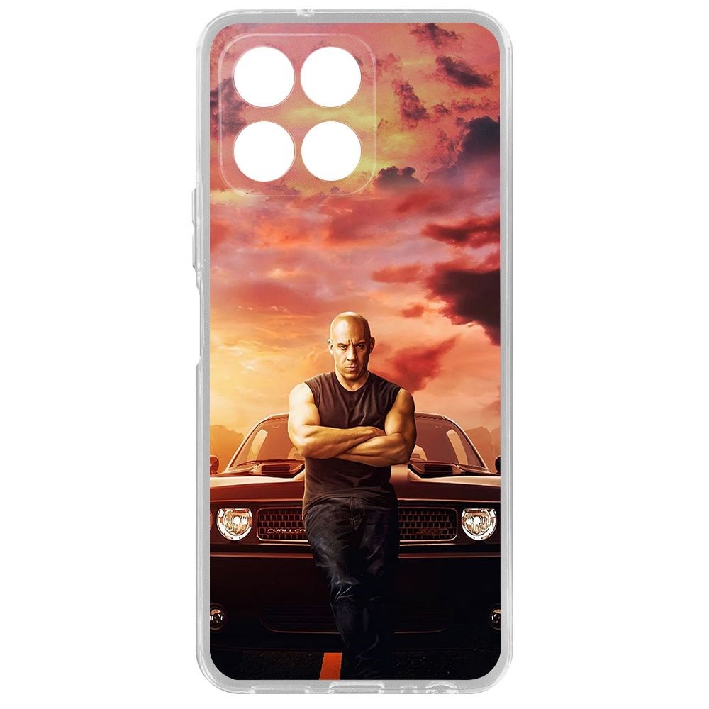 

Чехол-накладка Krutoff Clear Case Форсаж. Доминик Торетто для Honor X6, Прозрачный