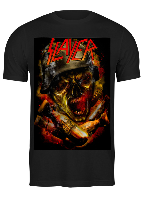 

Футболка мужская Printio Slayer thrash metal band черная 3XL, Черный, Slayer thrash metal band