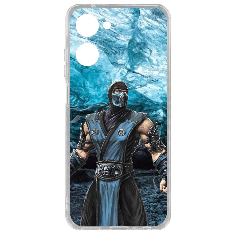 Чехол-накладка Krutoff Clear Case Мортал Комбат. Саб Зиро для Realme 10 4G