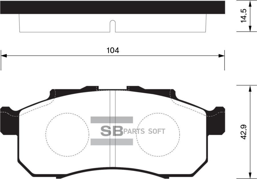 

Колодки Тормозные Sangsin brake sp1608