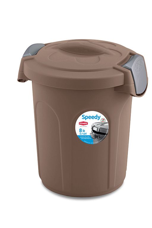 

Контейнер для хранения корма собак Stefanplast Speedy серый 8л