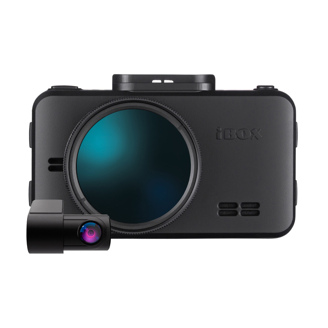 Видеорегистратор iBOX с GPS/ГЛОНАСС RoadScan WiFi GPS Dual + Внутрисалонная камера FHD4