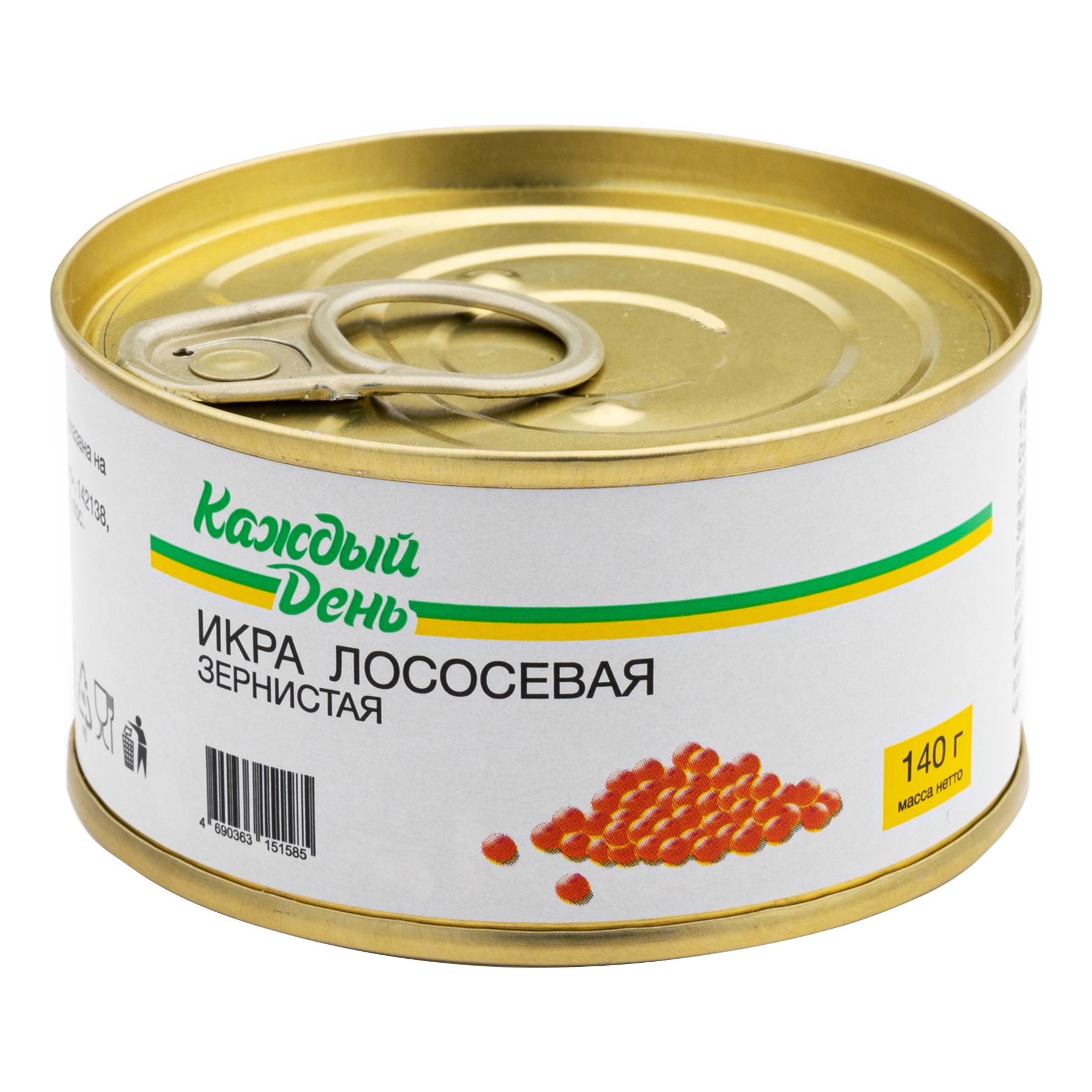 

Икра лососевая зернистая Каждый день 140 г